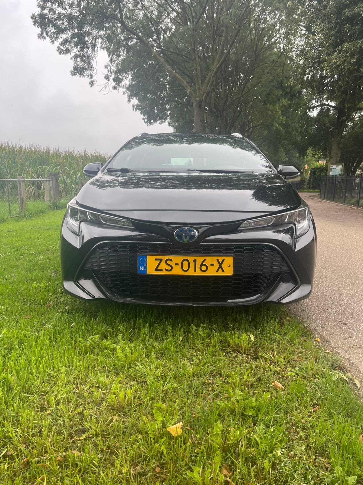 Toyota Corolla TS 1.8 Hybrid 122pk CVT 2019 Zwart, Auto's, 450 kg, 750 kg, Zwart, Stationwagon