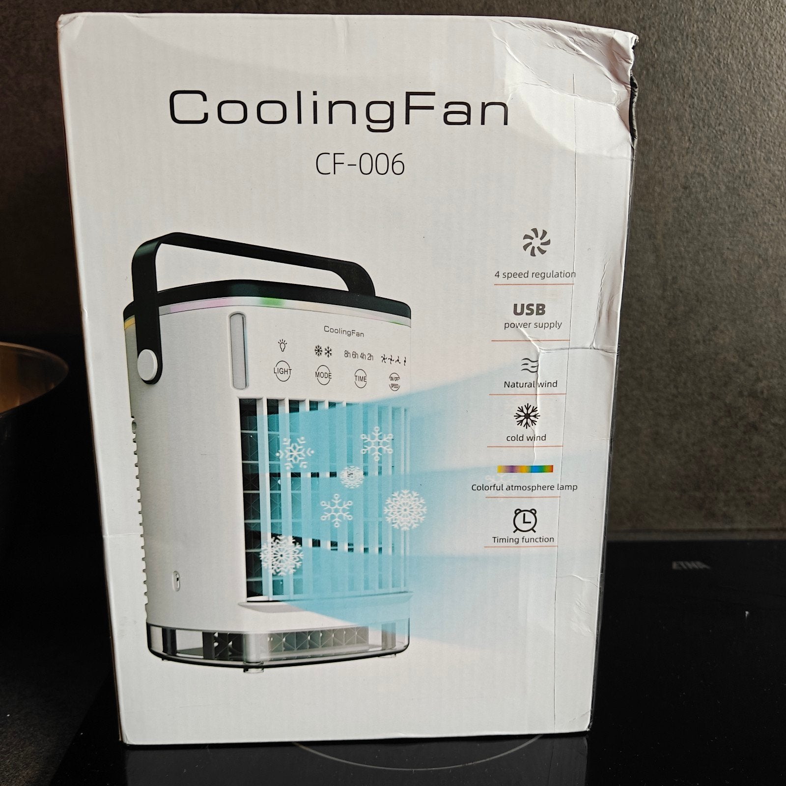 CoolingFan CF-006 - Draagbare USB Luchtkoeler, Verzenden, Nieuw, Overige