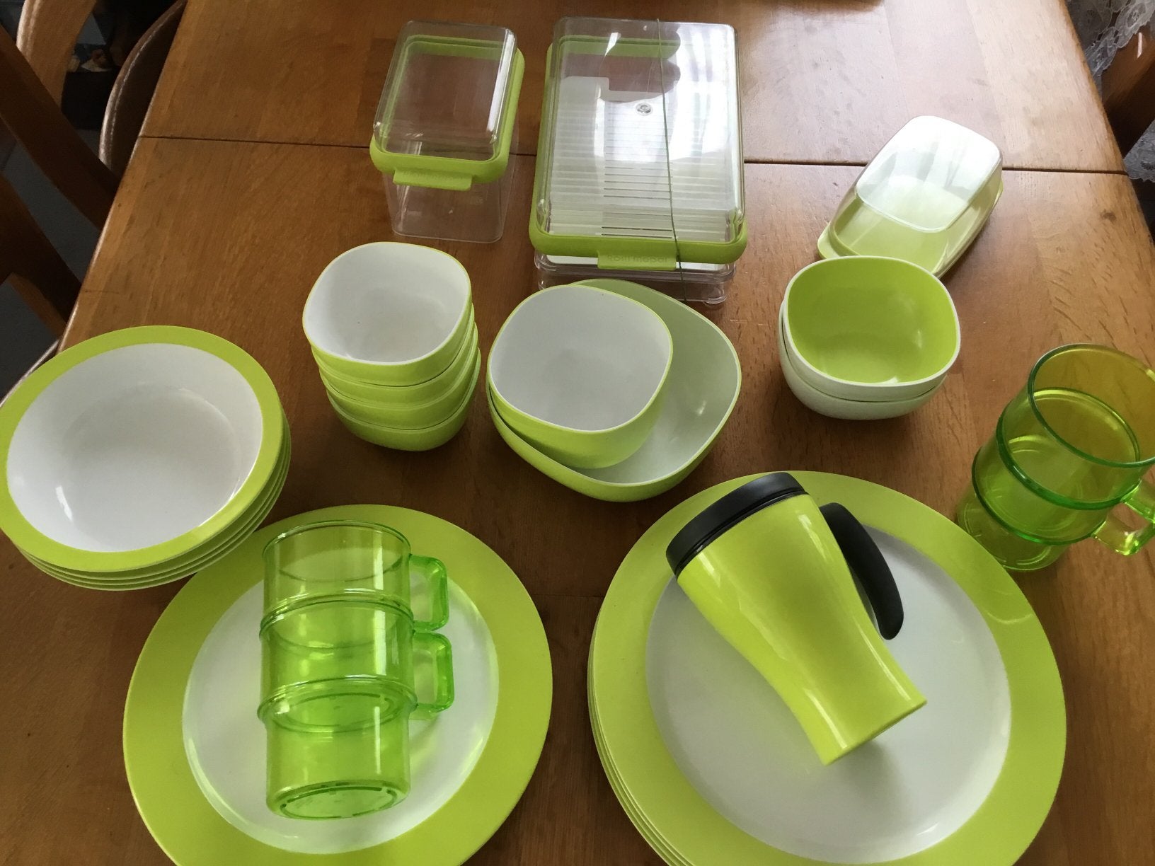 Camping Servies Mepal - Lime Groen, Ophalen of Verzenden
