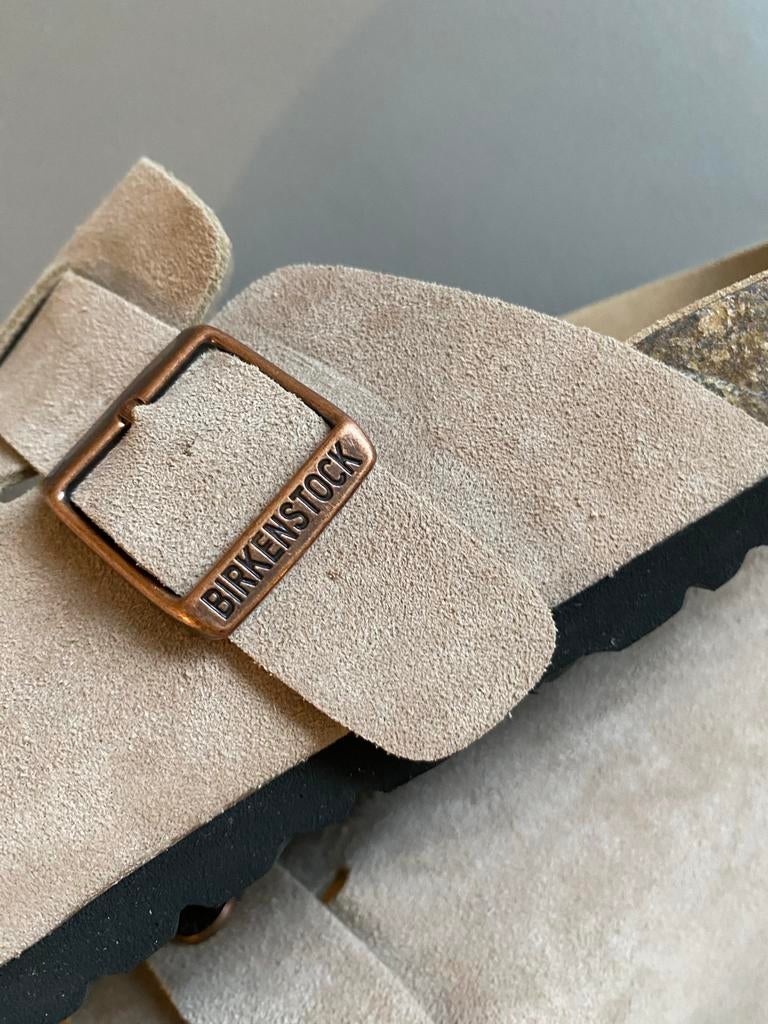 Birkenstock Boston Clogs - Maat 38 - Nieuw met kaartjes, Ophalen of Verzenden, Nieuw, Beige, Slippers