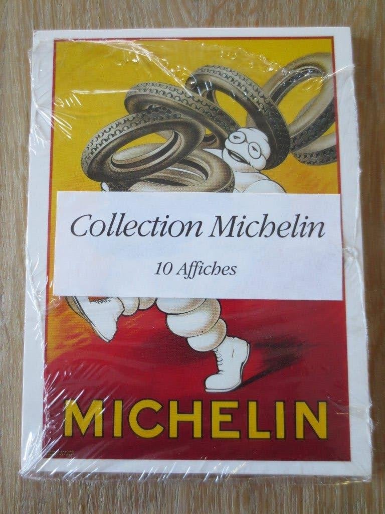 Michelin Collection.10 Affiches / Ansichtkaarten.Nieuw pakje, Ophalen of Verzenden, Nieuw, Reclamebord