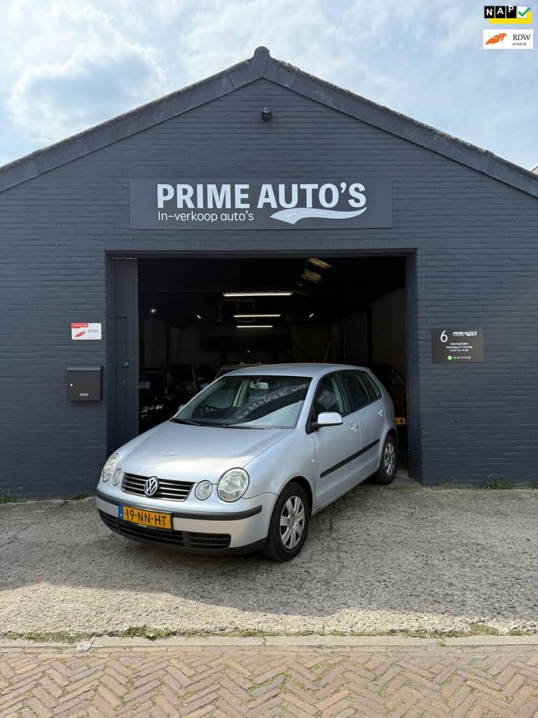 Volkswagen Polo 1.4-16V Comfortline Airco | Trekhaak 2003, Auto's, Volkswagen, Voorwielaandrijving, Zwart, 4 cilinders, Origineel Nederlands