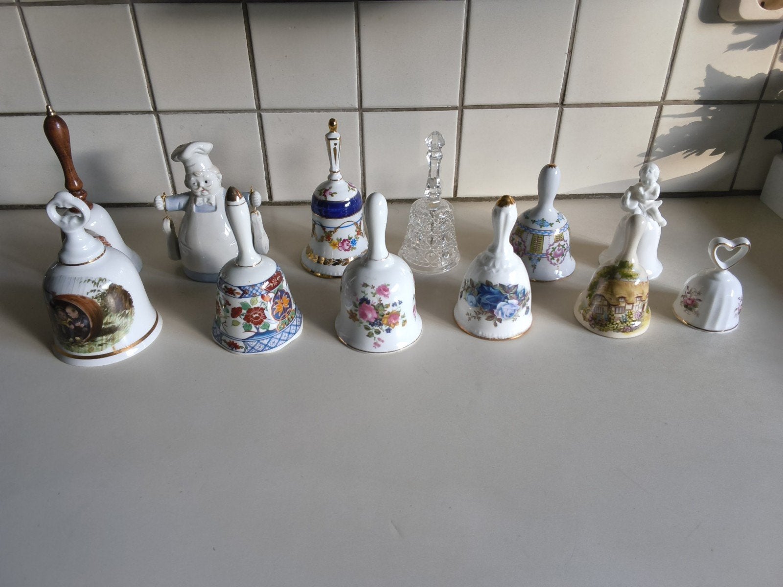 12 tafelbellen, Ophalen of Verzenden