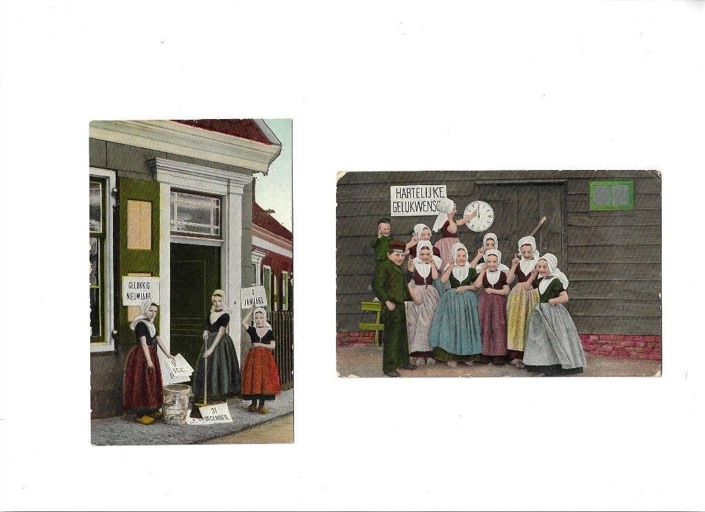klederdracht  kinderen  uitg frank rotterdam  oud-alblas, Verzenden, Voor 1920, Gelopen, Klederdracht