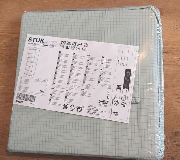 IKEA Stuk opbergen organizer vakken kledingkast nieuw groen, Nieuw, Minder dan 100 cm, 25 tot 50 cm, 50 tot 100 cm