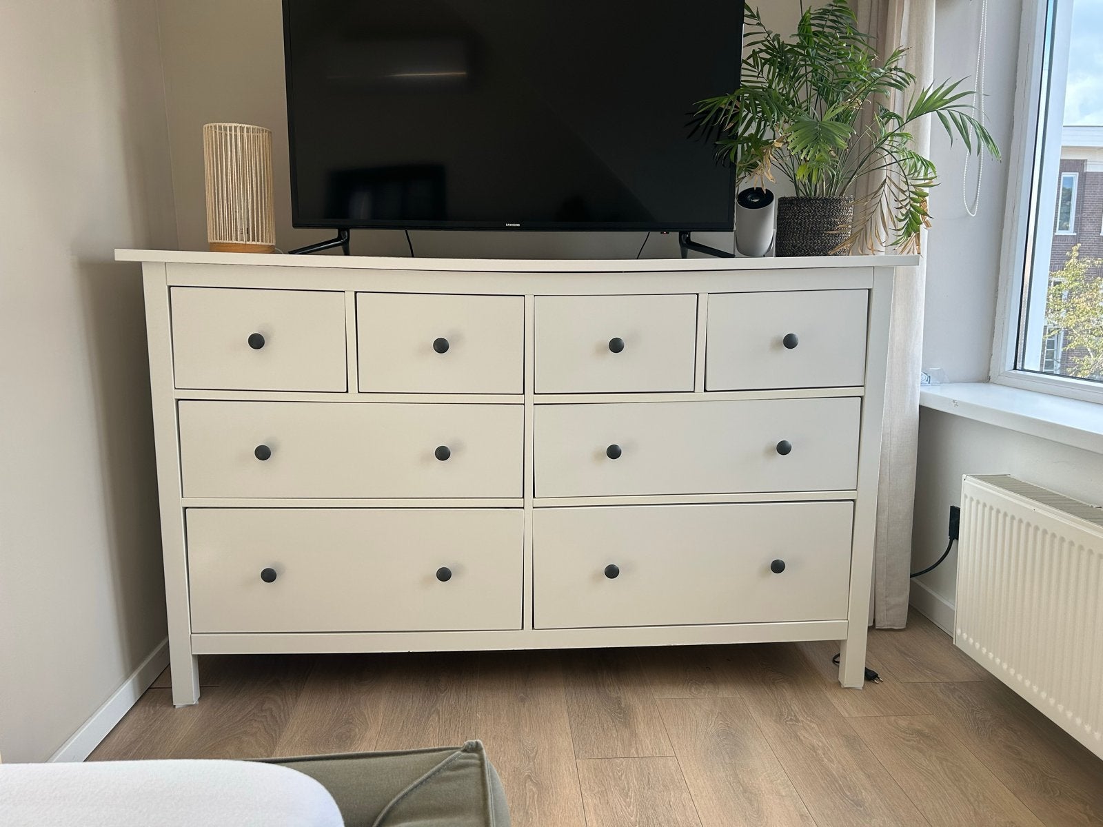 Ikea Hemnes ladekast - Wit, Huis en Inrichting, Ophalen, Gebruikt, 5 laden of meer, 150 tot 200 cm