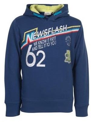 Blauwe sweatshirt sweater capuchon trui Tom Tailor 104-110, Tom Tailor, Trui of Vest, Nieuw, Ophalen of Verzenden