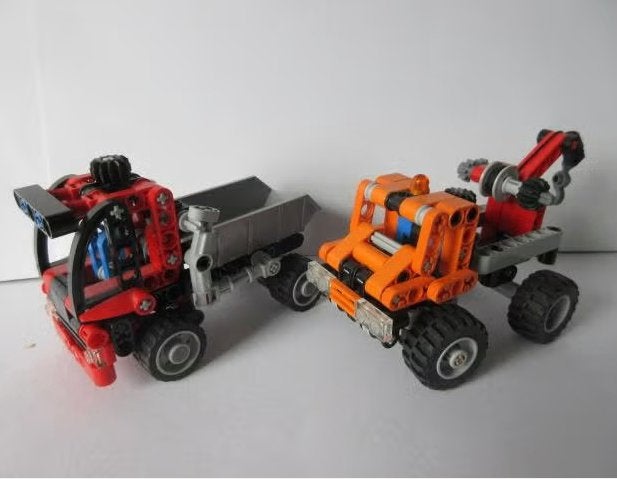 8065+9390, Technic container truck en technic takelwagen, Ophalen of Verzenden, Zo goed als nieuw, Complete set, Lego