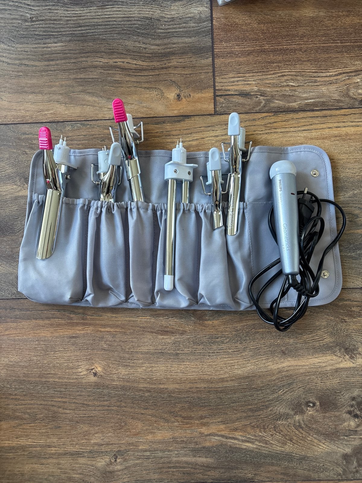 Philips Beauty krulset met diverse opzetstukken, Ophalen of Verzenden, Gebruikt, Haarverzorging