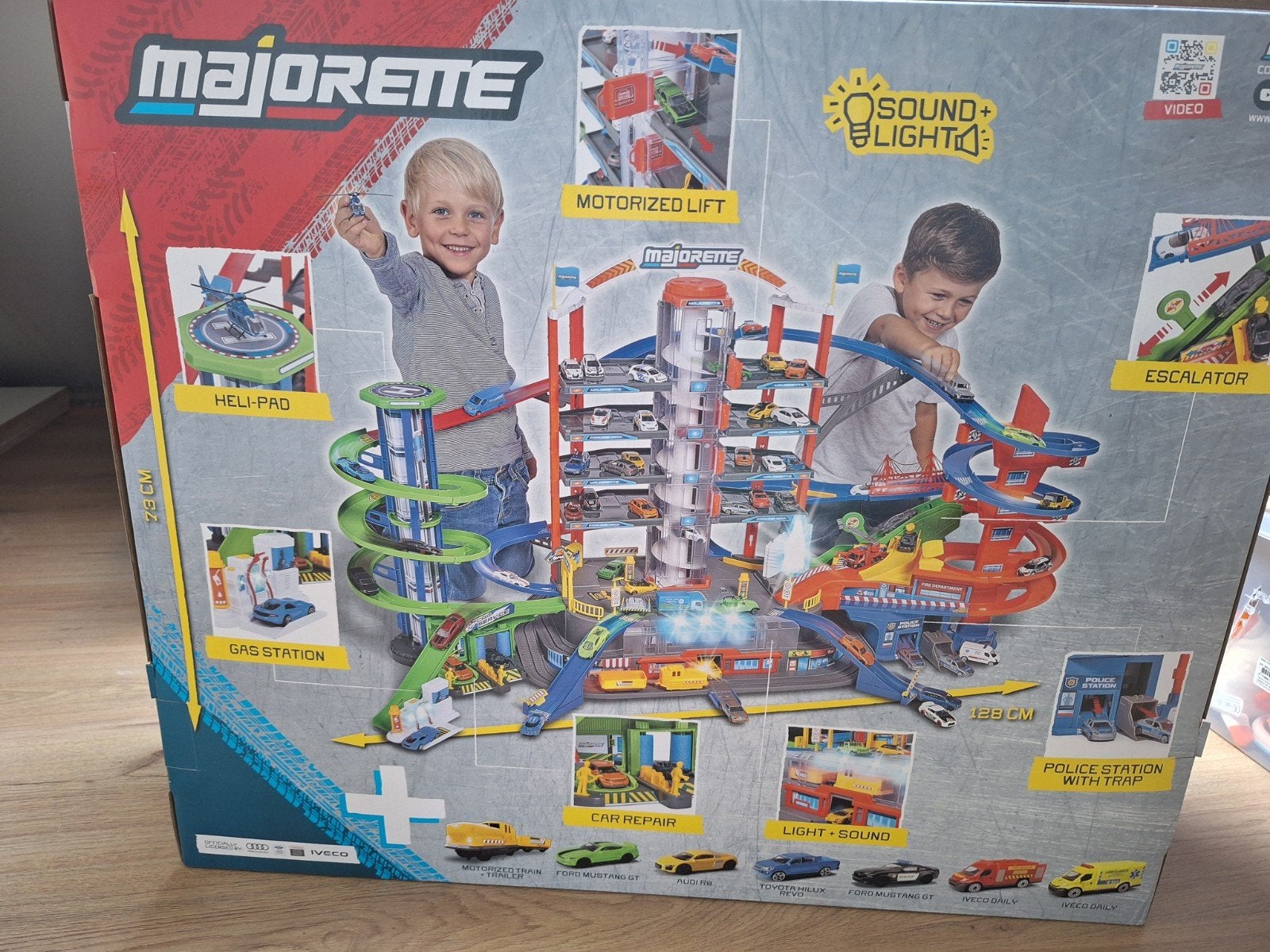 Majorette Super City Garage - Grote Parkeergarage, Ophalen, Nieuw