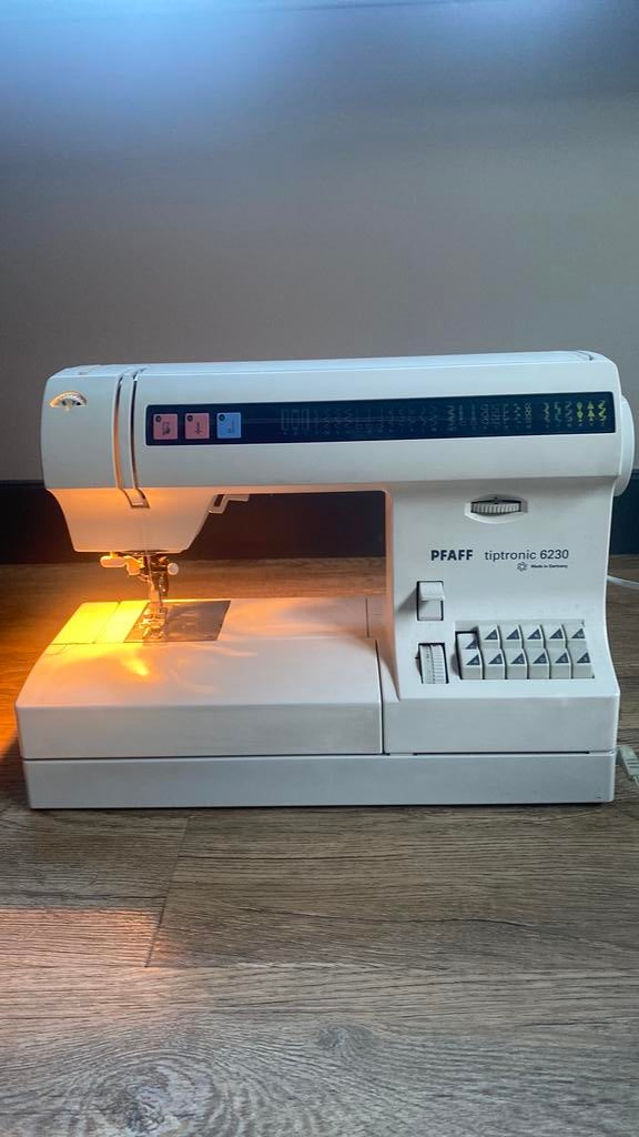 PFAFF tipteonic 6230 naaimachine dubbel transport, Ophalen of Verzenden, Gebruikt, Naaimachine, Pfaff