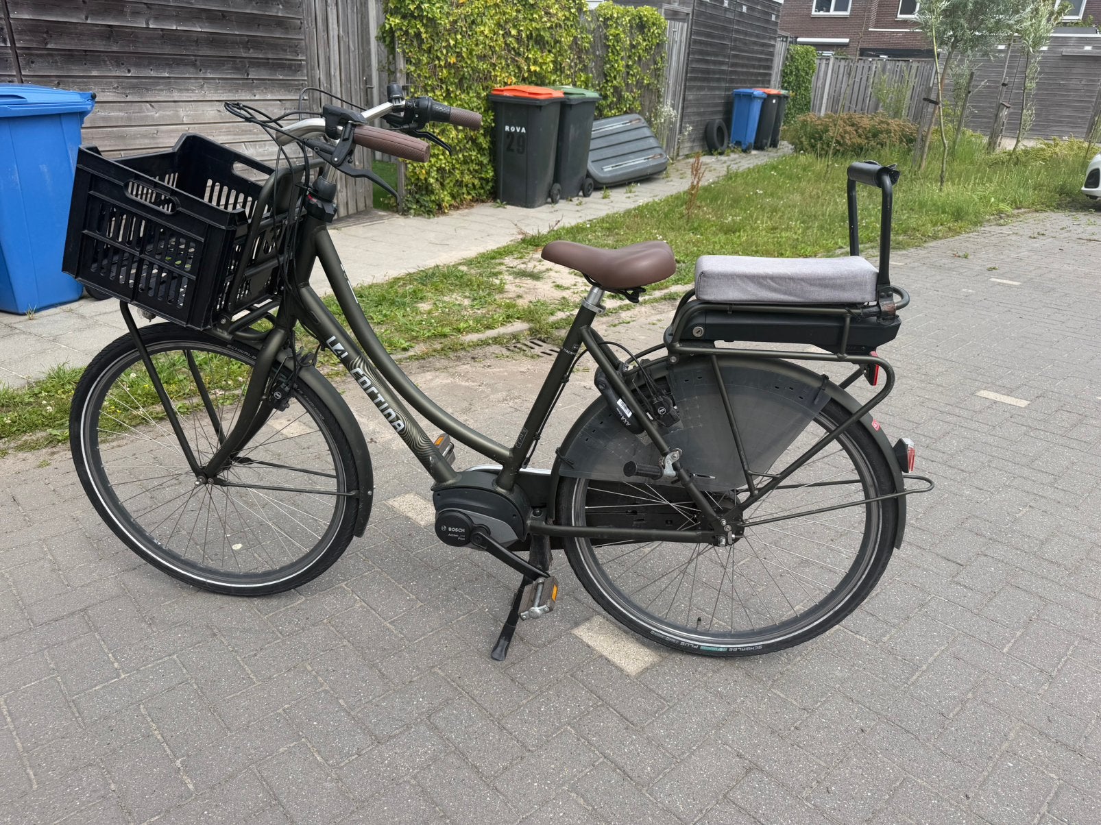 Cortina U4 Elektrische Fiets Bosch Middenmotor, Ophalen, Gebruikt, Velgrem, Versnellingen