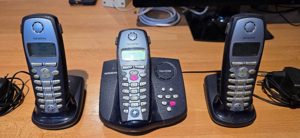 Siemens Gigaset met antwoordapparaat, Ophalen of Verzenden, Gebruikt, 3 handsets