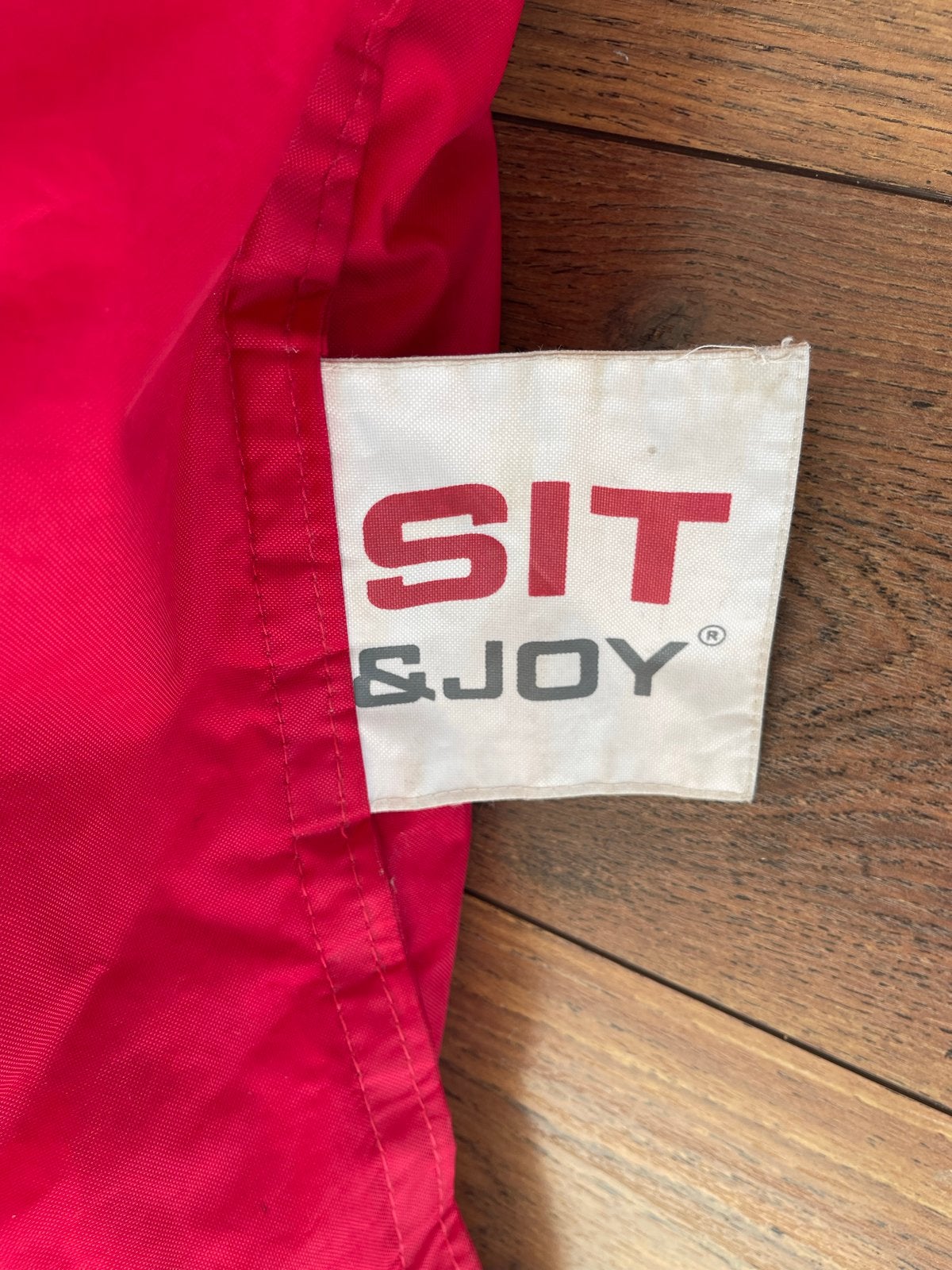 Rode zitzak van Sit & Joy, Ophalen, Gebruikt, Rood, Zitzak
