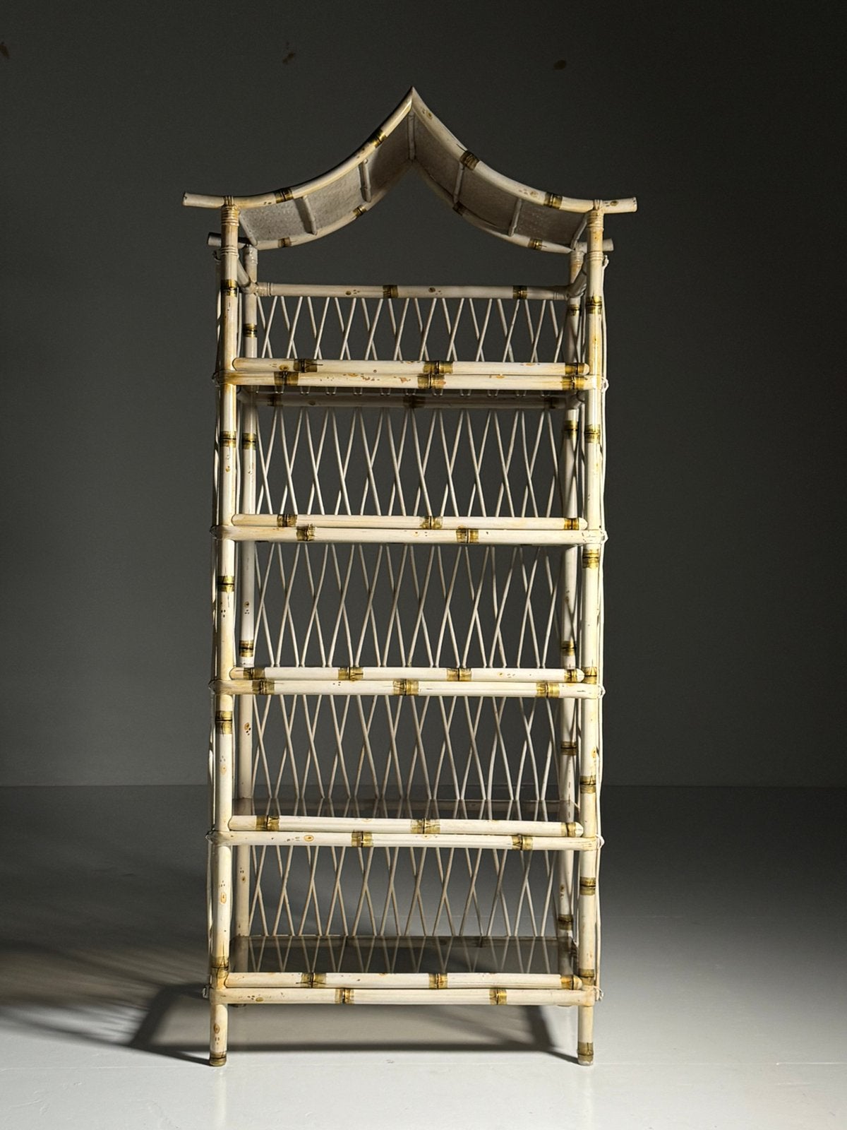 Bamboe kast aziatische stijl 1980, Antiek en Kunst, Ophalen of Verzenden
