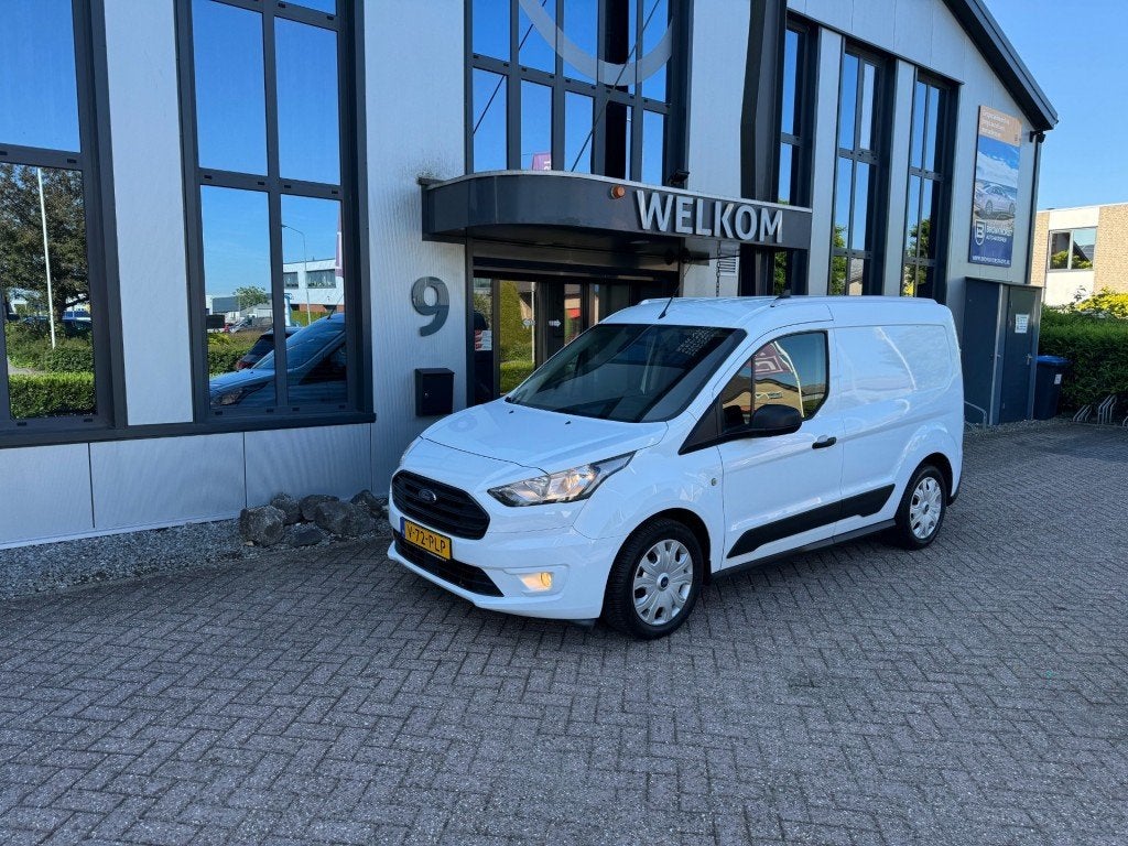 Ford TRANSIT CONNECT 1.5 TDCi Airco, 3-pers, verwarmde voorr, Voorwielaandrijving, 1350 kg, 100 pk, Wit