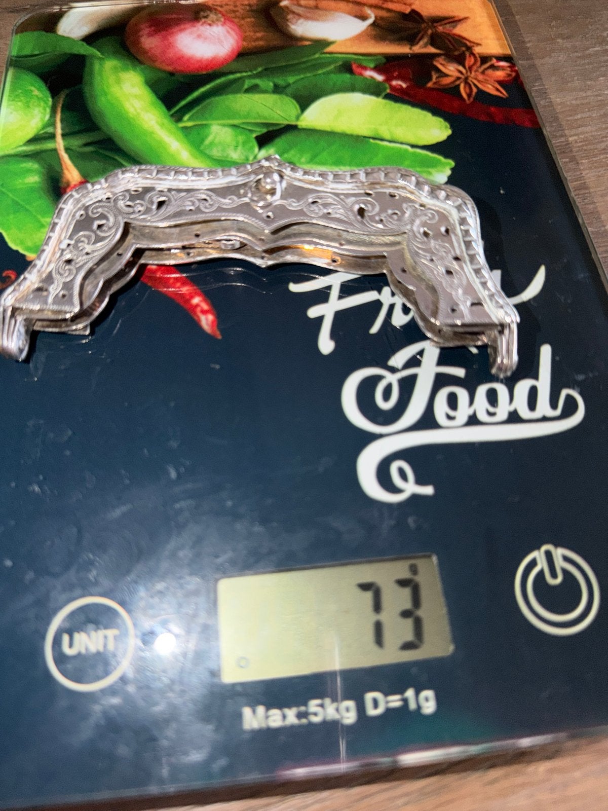 Antieke zilveren beugel voor tas of portemonnee, Ophalen, Zilver