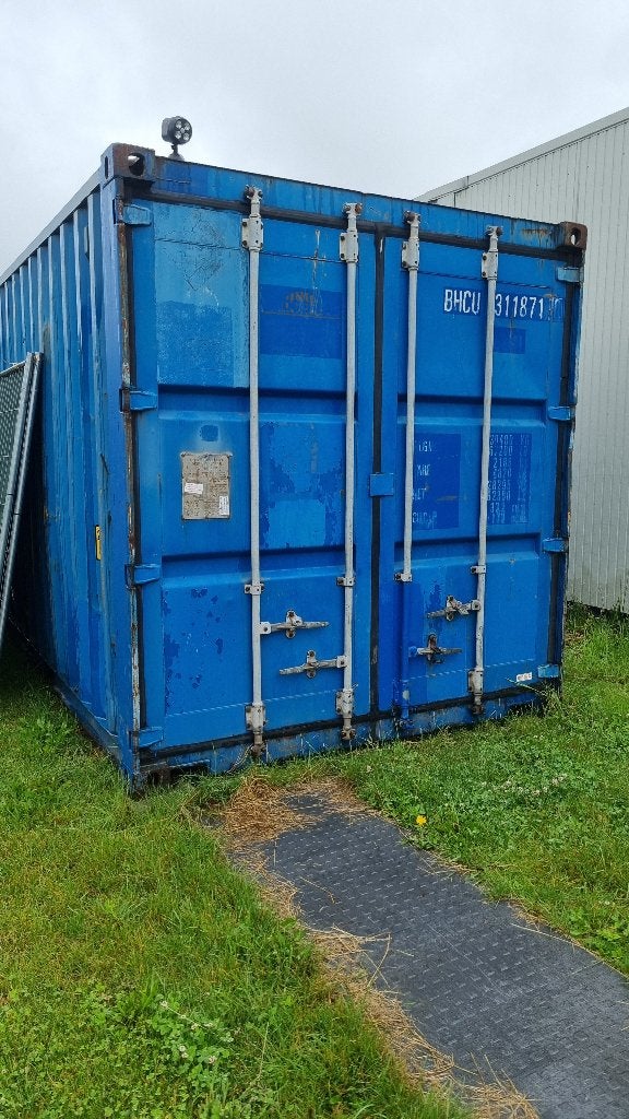 Zeecontainer, Ophalen, Gebruikt