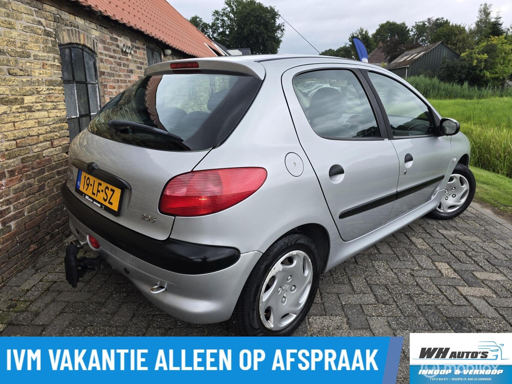 Peugeot 206 1.6-16V Gentry nette auto!, Auto's, Elektrische ramen, 4 cilinders, 1039 kg, Bedrijf