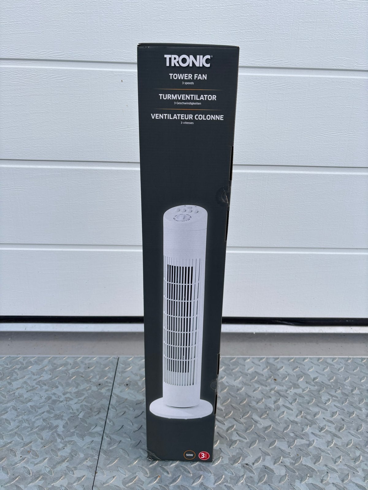 Nieuwe Tronic Torenventilator - 3 snelheden, timer, wit, Witgoed en Apparatuur, Airco's, Ophalen of Verzenden, Nieuw