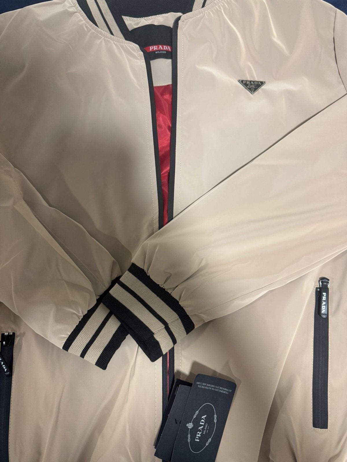 Prada heren jas & Casa Blanca T-shirt, Ophalen of Verzenden, Nieuw, Maat 52/54 (L), Beige