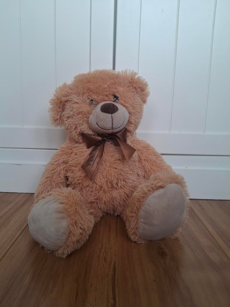 Schattig zacht knuffelbeertje Theo - SunKid, Ophalen of Verzenden, Zo goed als nieuw, Beer