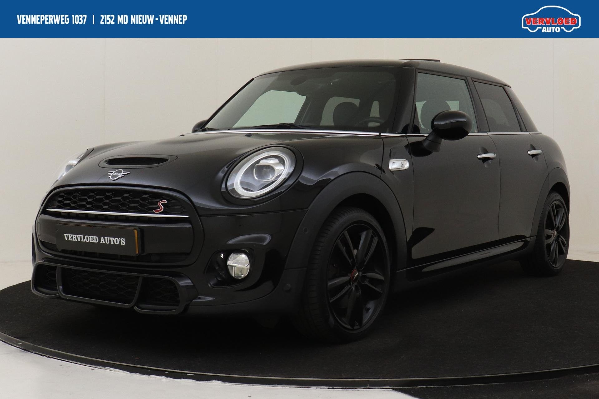 MINI COOPER S -PANO.DAK|HARMAN/KARDON|JCW|KEYLESS|LEDER|LED|, Auto's, 1998 cc, Stof, Gebruikt, 4 cilinders
