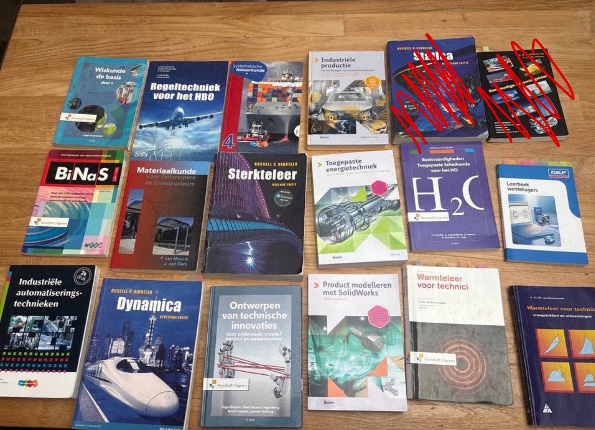 Boeken Werktuigbouwkunde HBO, Boeken, Verzenden, Beta, Gelezen, HBO