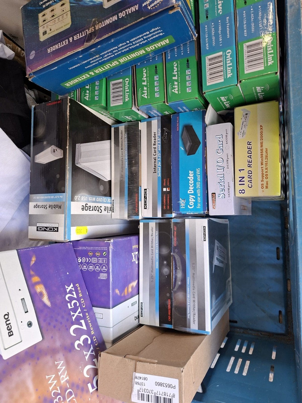 Diverse computeronderdelen: Sweex, Konic, BenQ, AirLive, Ophalen of Verzenden, Nieuw