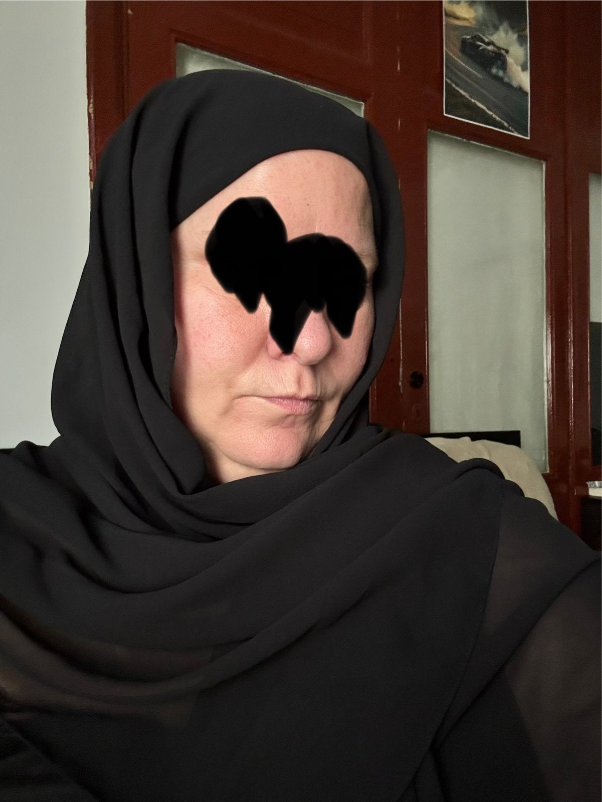 Zwarte hoofddoek/sluier - Elegant en veelzijdig 2x, Verzenden, Nieuw, One size fits all, Hoed