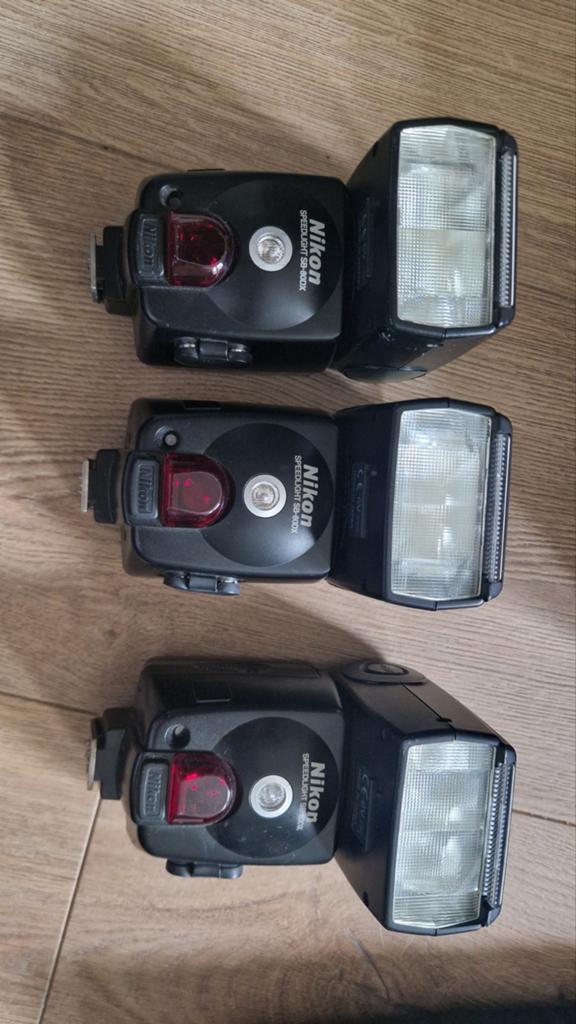 3x Nikon SB-80DX flitser. Voor strobist. Prijs per stuk ., Ophalen of Verzenden, Gebruikt, Nikon, Kantelbaar