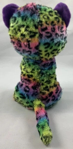 Ty Beanie Boos Dotty regenboog luipaard pluche knuffel, Coolsingel 104, 3011 AG Rotterdam, Netherlands, Overige typen, Zo goed als nieuw