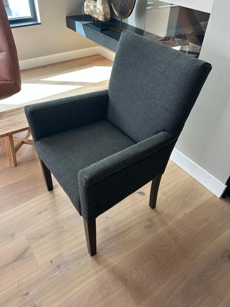 6 Olav eetkamerstoelen - Stijlvol en Comfortabel, Ophalen, Zo goed als nieuw, Vijf, Zes of meer stoelen, Stof