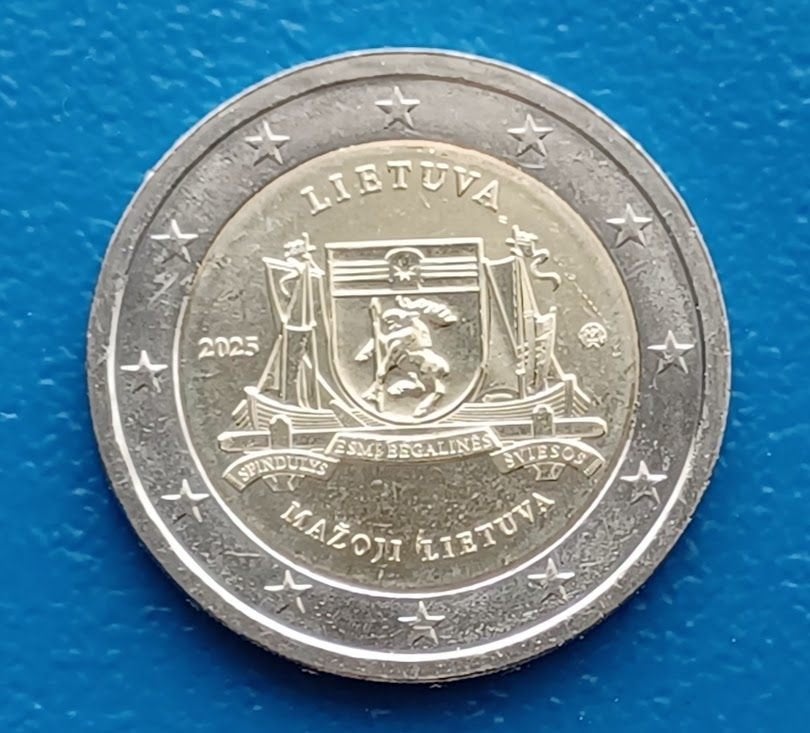 Litouwen 2 Euro "Mažoji Lietuva" - 2025, Verzenden, Overige landen, 2 euro