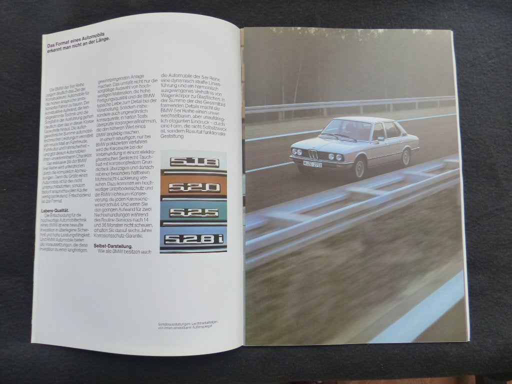 BMW 518 520 525 528i dikke brochure 1977   nieuwstaat, Verzenden, Zo goed als nieuw, BMW