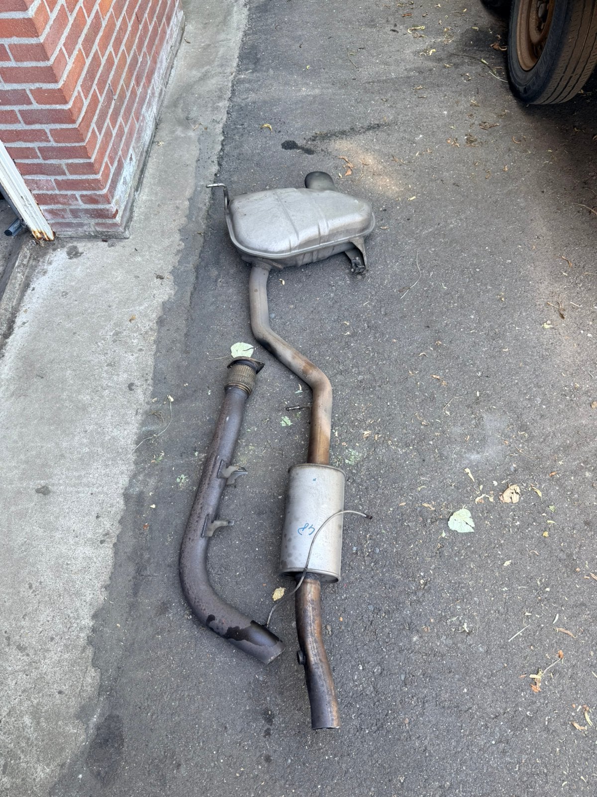 Uitlaat BMW 1 serie e81/e87 N43B20 2006-2011, Ophalen, Gebruikt, BMW
