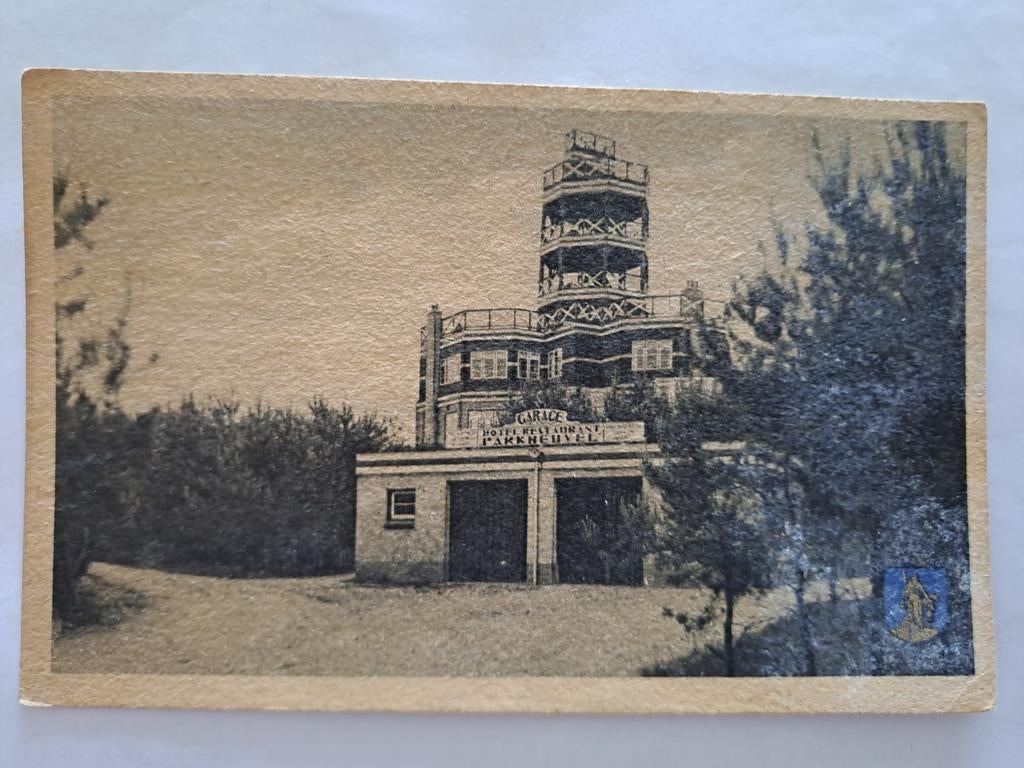 Nunspeet,  hotel Parkheuvel, Ophalen of Verzenden, 1940 tot 1960, Gelderland