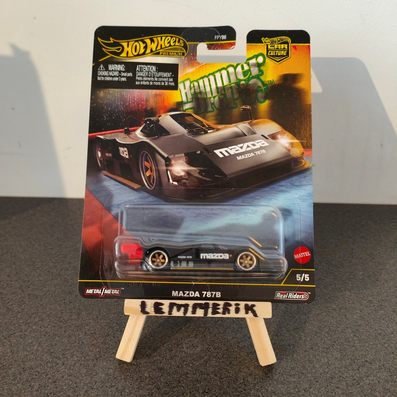 Hot Wheels Premium Mazda 787B - Hammer Down FPY86, Ophalen of Verzenden, Nieuw, Auto