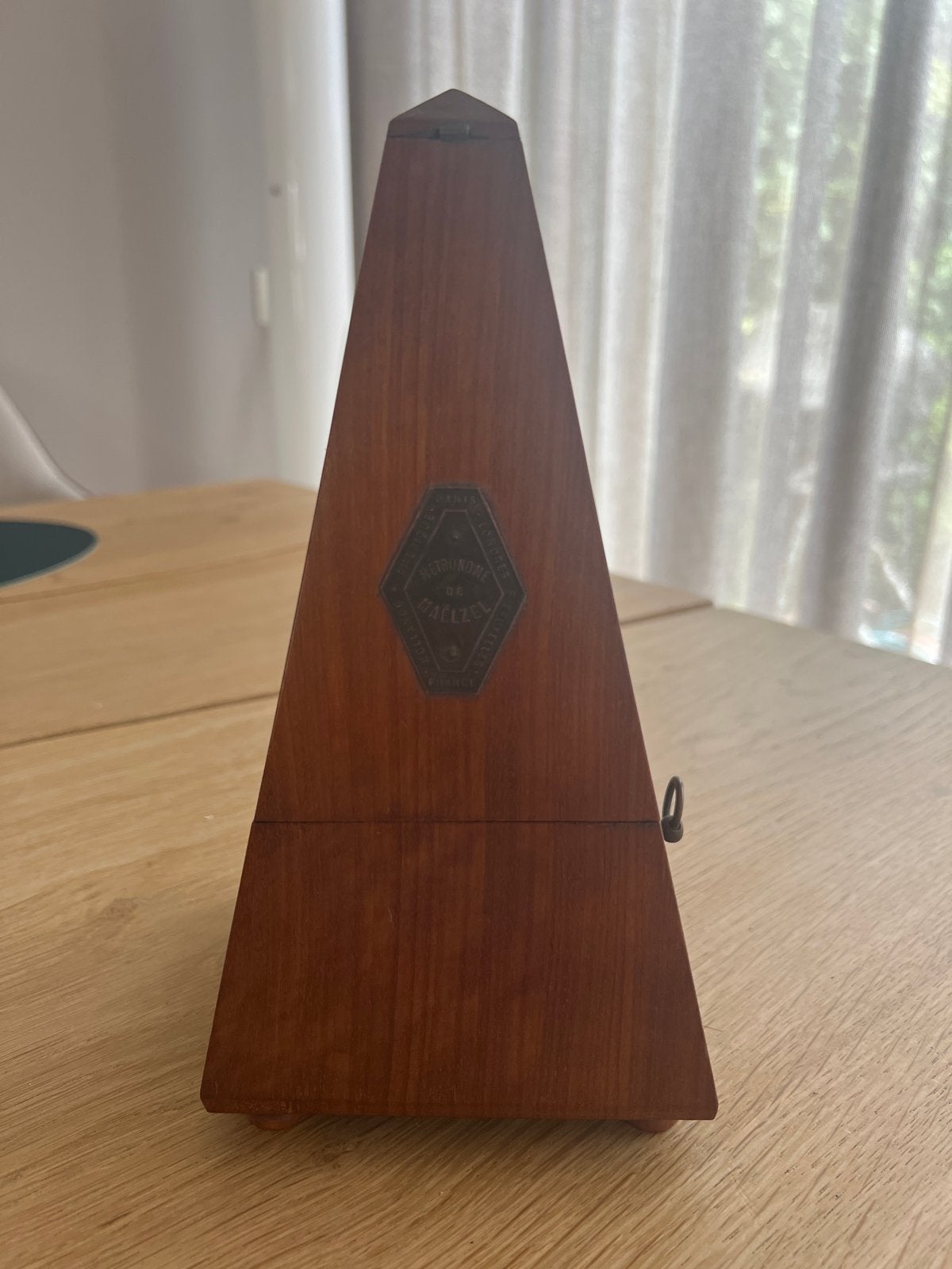 Antieke Maelzel Metronoom - Houten Piramide, Ophalen of Verzenden, Gebruikt