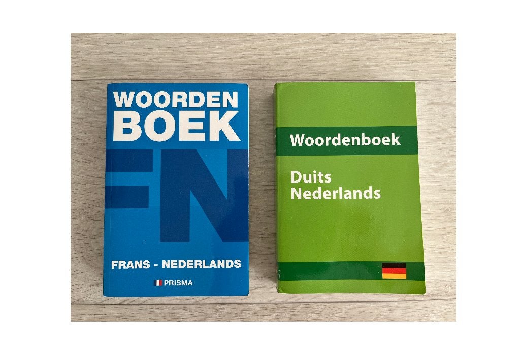 ZGAN Prisma Woordenboek Frans Nederlands & Duits Nederlands, Ophalen of Verzenden, Zo goed als nieuw, Van Dale, Nederlands