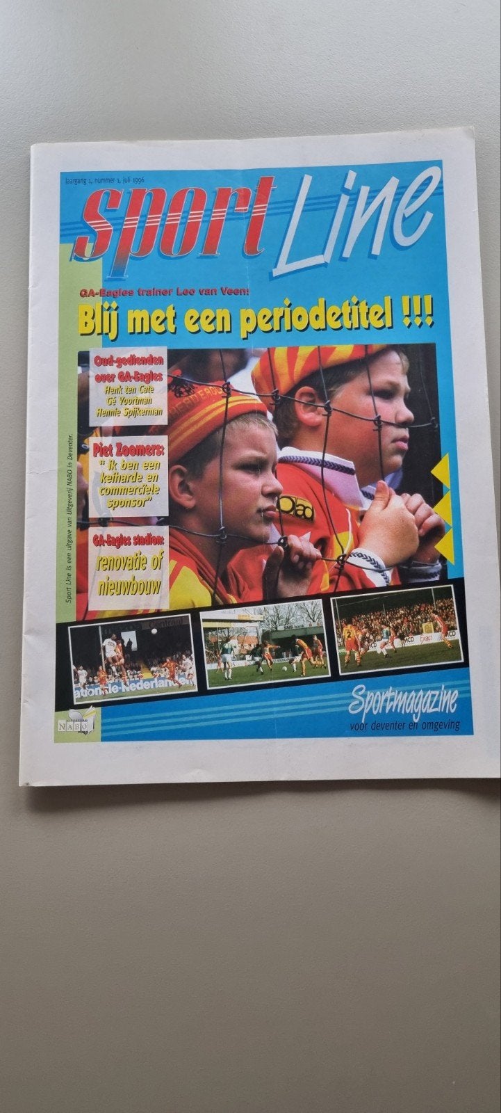 Sport Line Magazine - GA Eagles Special (1996), Ophalen of Verzenden, Zo goed als nieuw, Overige binnenlandse clubs, Boek of Tijdschrift