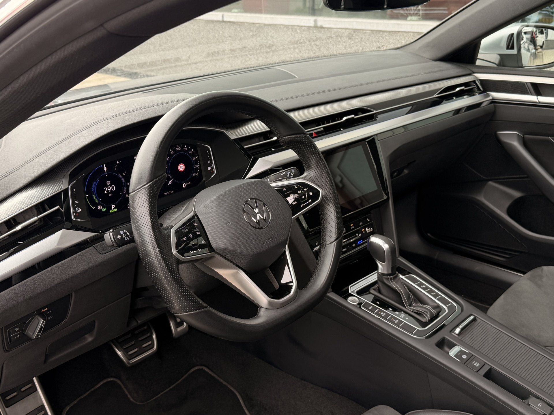 Volkswagen Arteon Shooting Brake 1.4 TSI eHybrid R-Line Busi, Auto's, Arteon, Gebruikt, Zwart, Verwarmde buitenspiegels