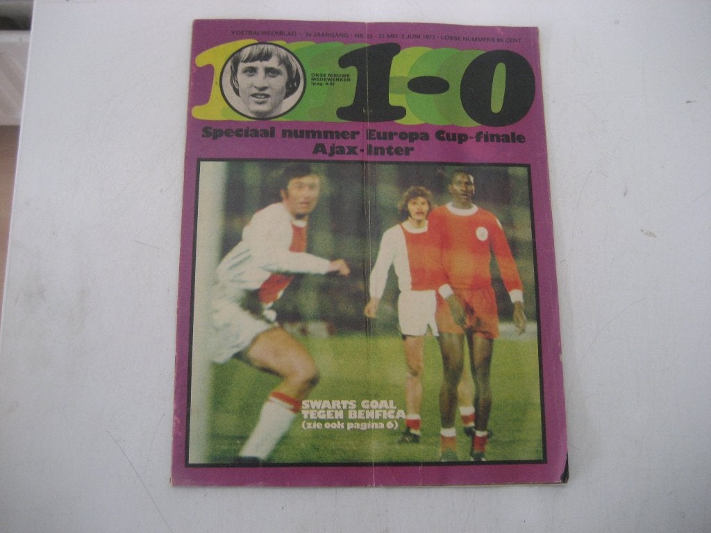 ajax-inter milaan speciaal nummer 1-0, Ophalen of Verzenden, Gebruikt, Ajax, Boek of Tijdschrift