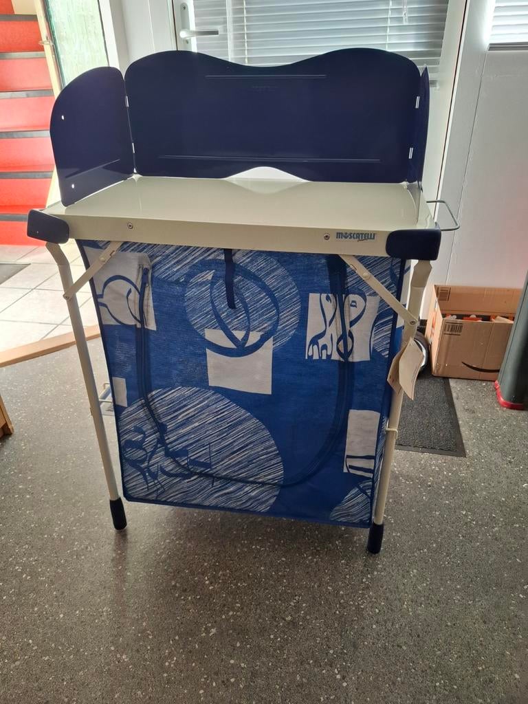 Campingkast met windscherm - Ideaal voor koken, Ophalen, Gebruikt, Campingkast