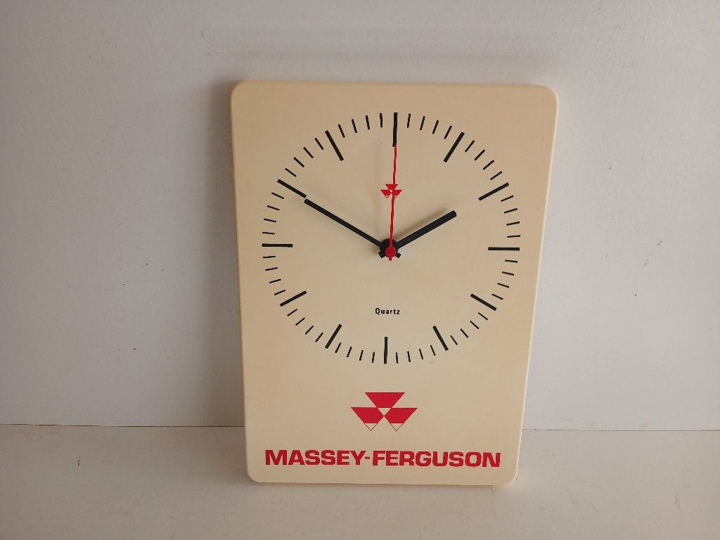 Massey-Ferguson Klok – Vintage, Verzamelen, Ophalen of Verzenden, Gebruikt, Overige typen