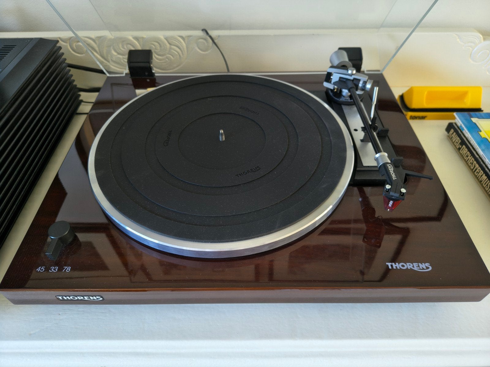 Thorens TD 103A automatische platenspeler met Rega Fono MM, Ophalen, Automatisch, Thorens, Zo goed als nieuw