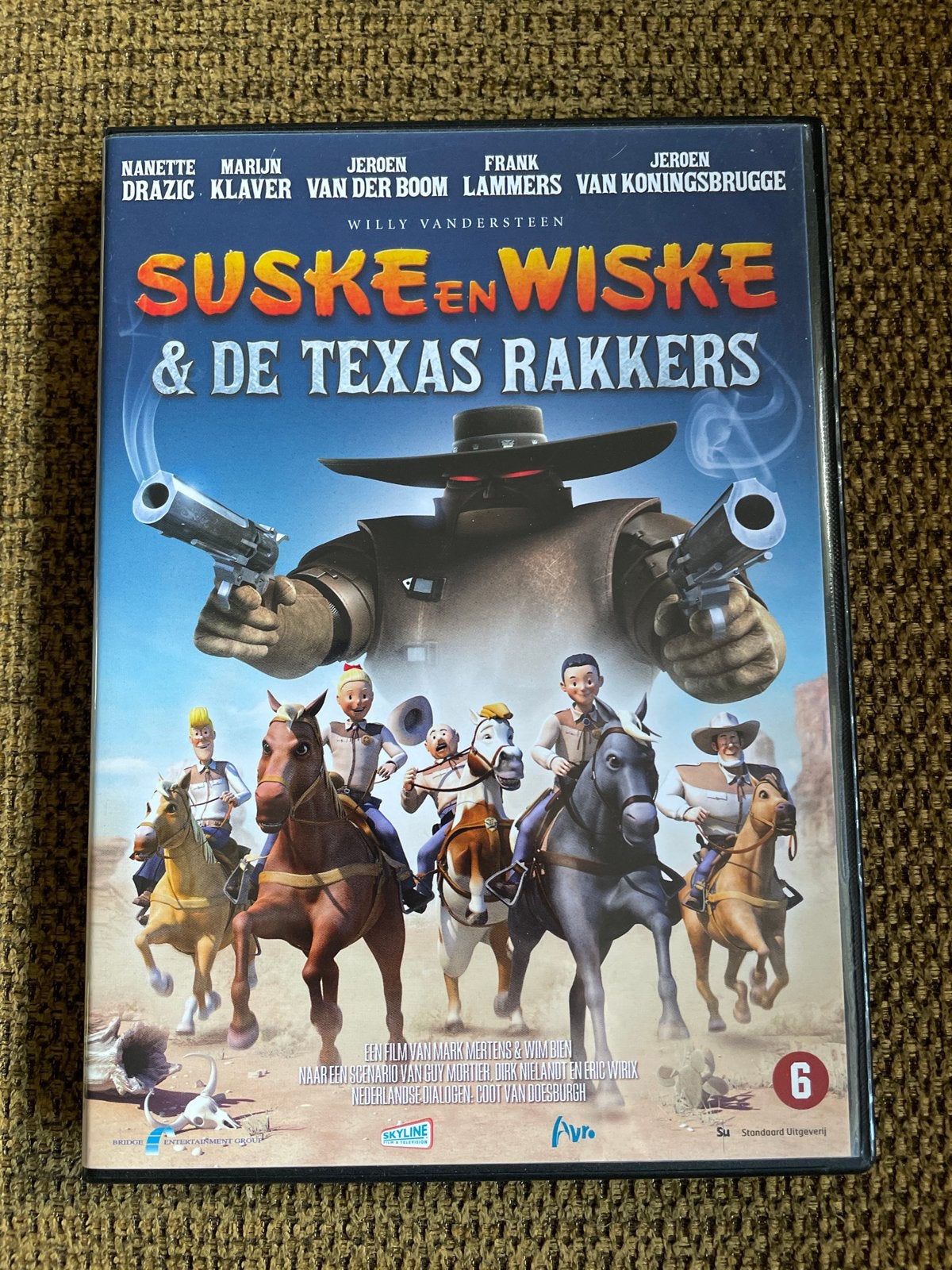 Suske en Wiske & de Texas Rakkers - dvd, Europees, Gebruikt, Animatie, Nederlands