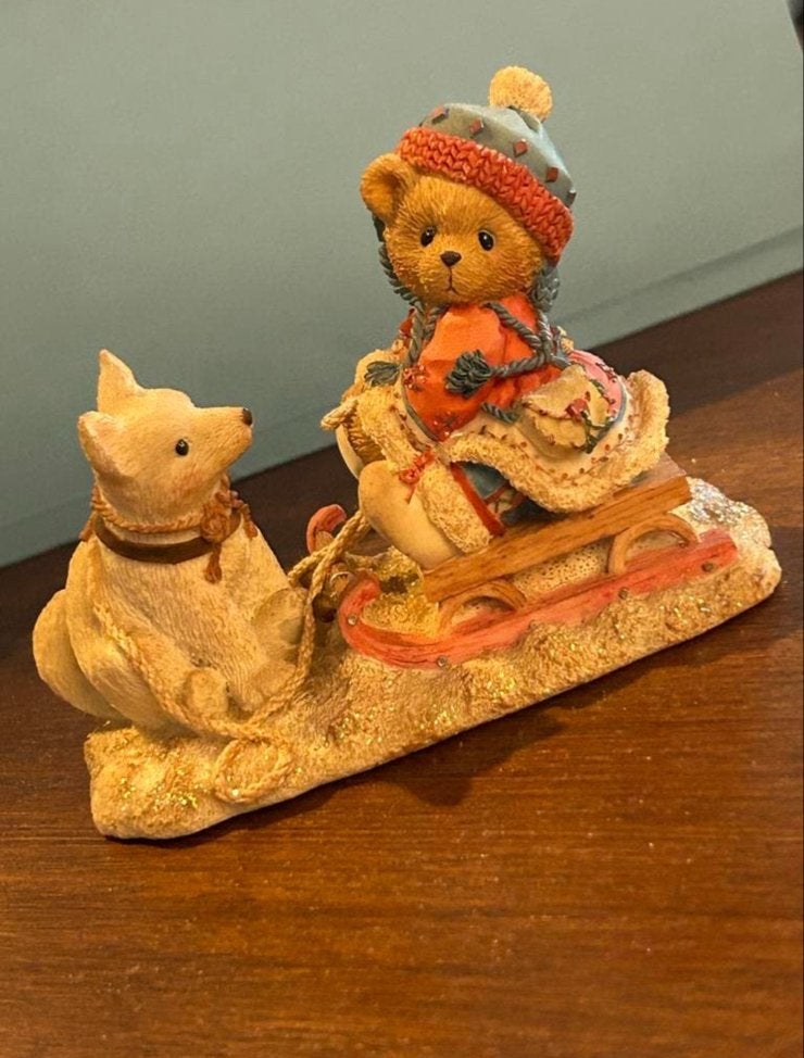 Cherished Teddies 1996 Erica, Verzamelen, Beren en Cherished Teddies, Verzenden, Zo goed als nieuw, Beeldje, Cherished Teddies