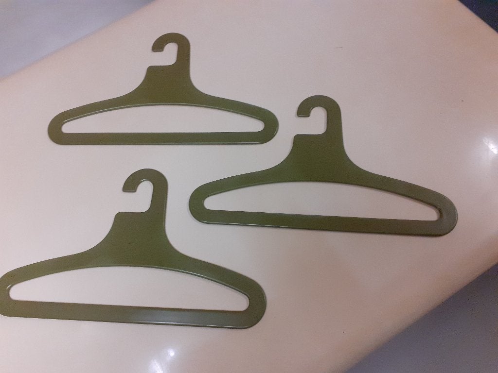 3 x kleerhanger Schönbuch jaren 70 design groen space age, Ophalen of Verzenden, Overige typen