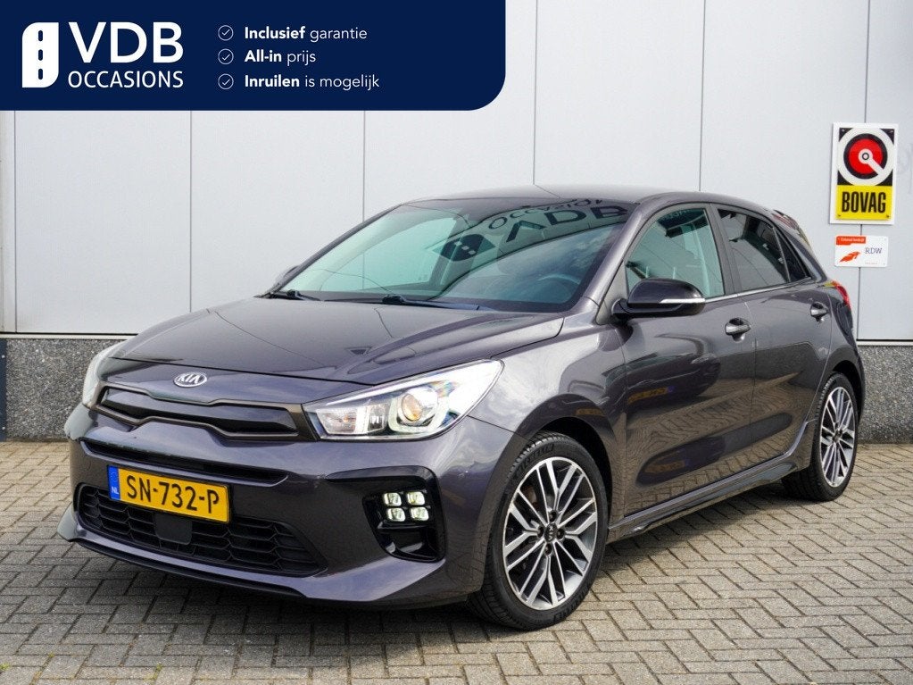 Kia Rio 1.0 TGDI GT-Line Keyless | Clima | Led | Trekhaak |, 12 maanden, 450 kg, Gebruikt, Euro 6